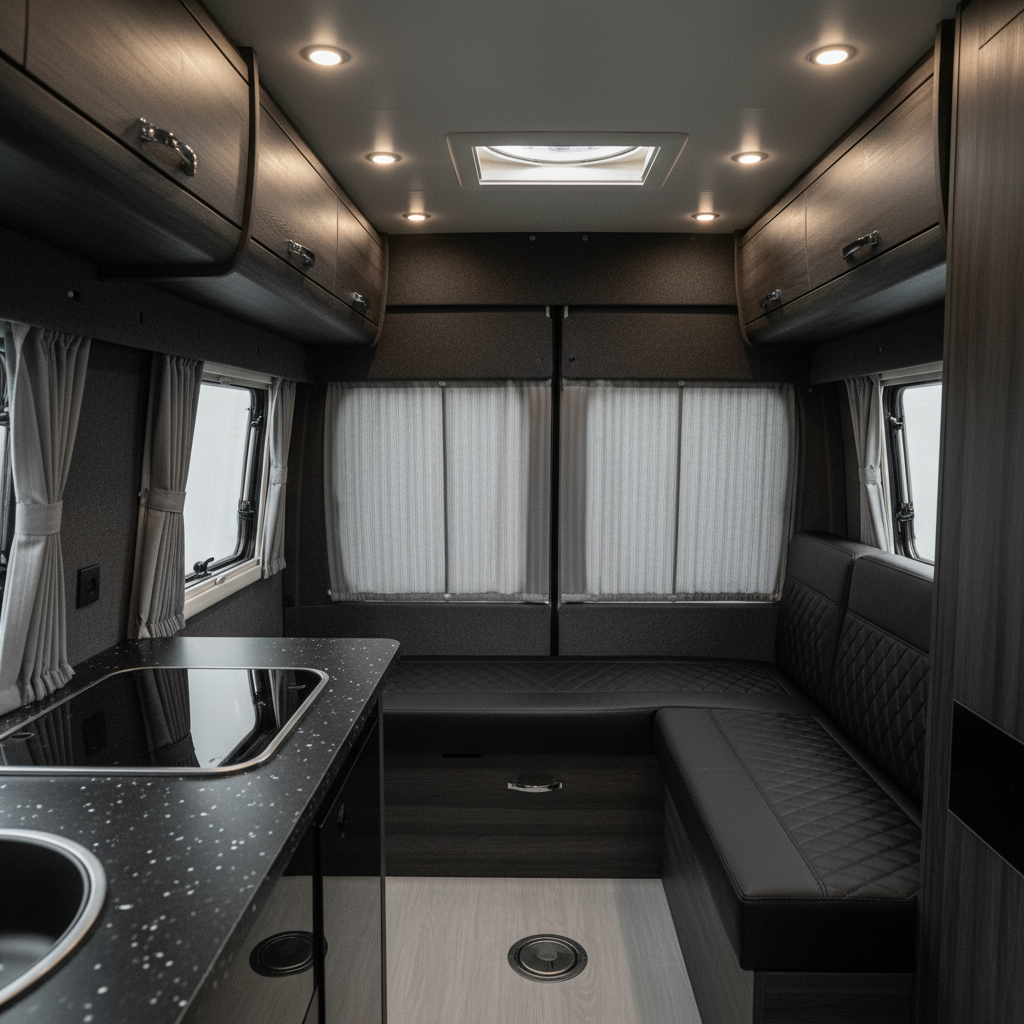 Black Bentley style cushions Blue Note Upholstery